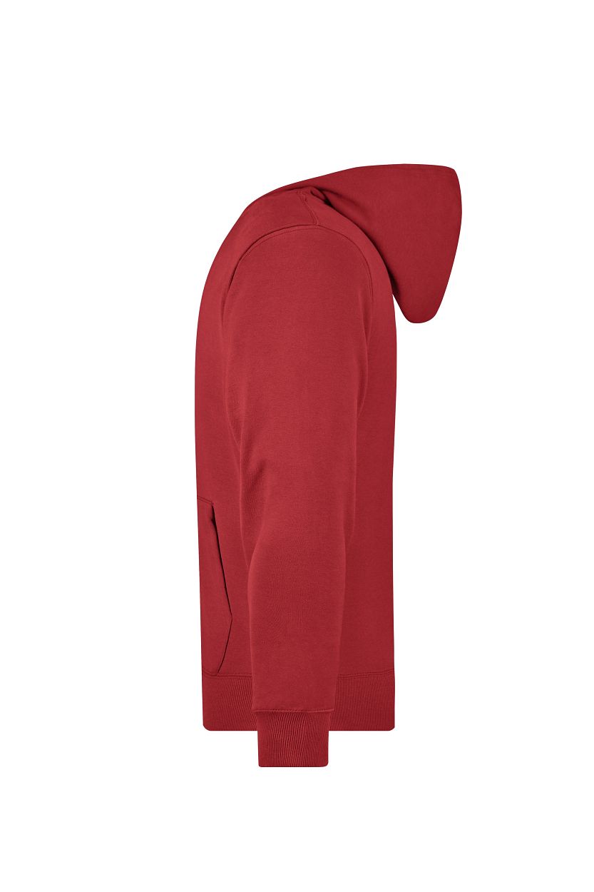 Men's Hooded Jacket "JN042" in Red, Größe 3XL - Daiber