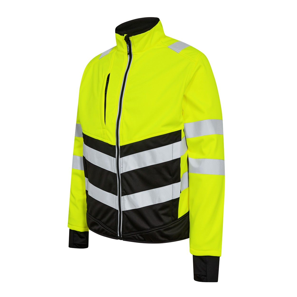 ENGEL Safety Softshelljacke in Gelb/Schwarz, Größe XS
