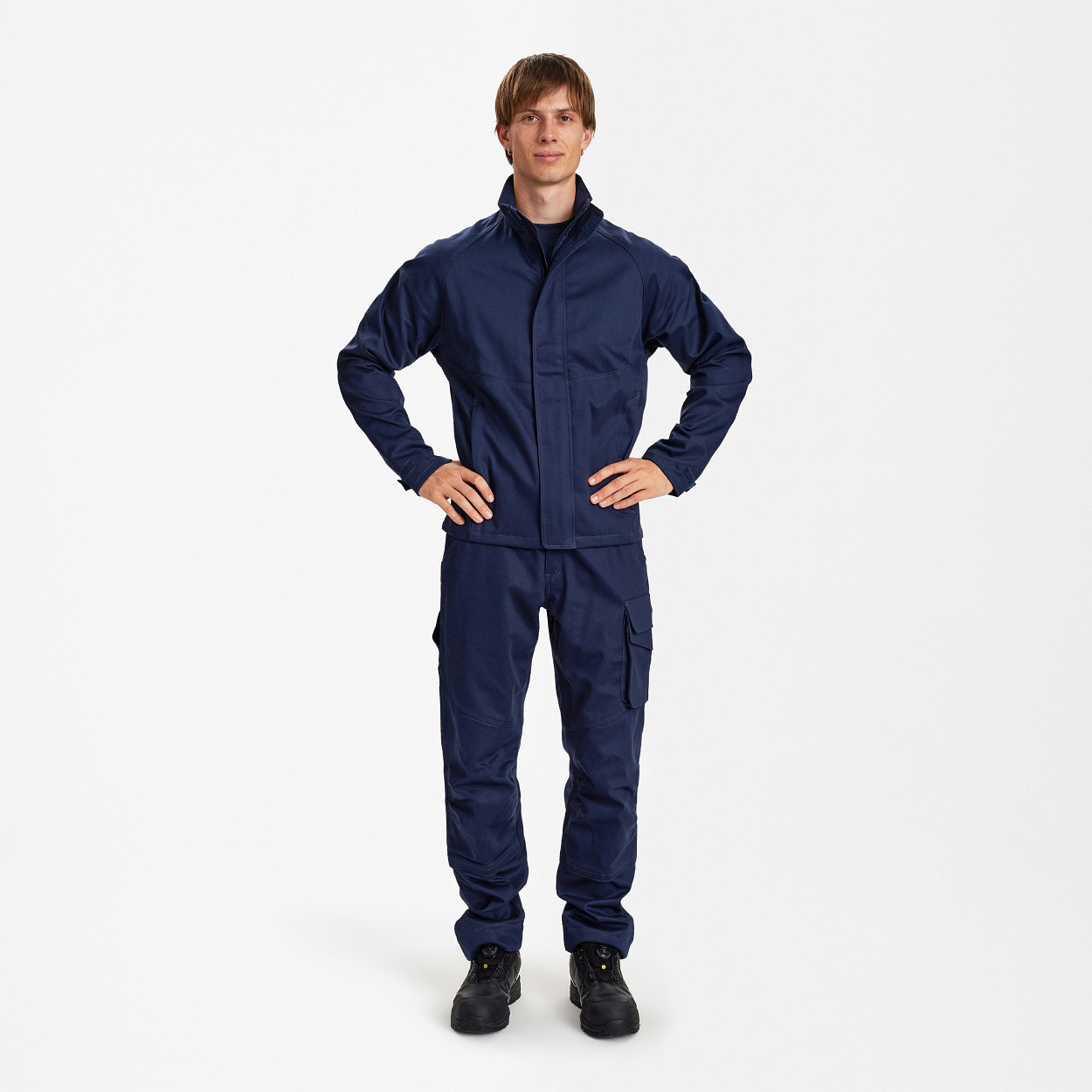 WelCot Arbeitsjacke in Blue Ink, Größe XS