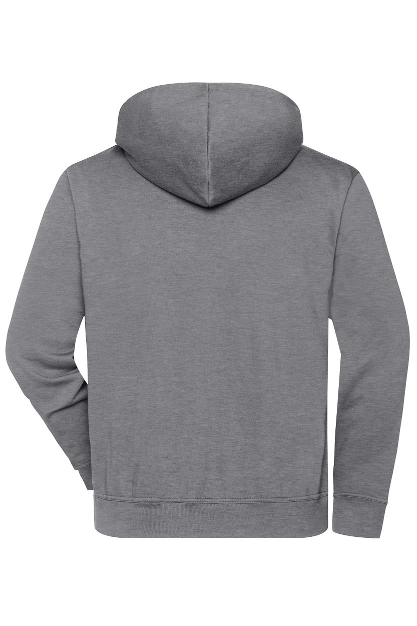 ORGANIC Workwear Half-Zip Hoody OCS Blended "JN839" in Light-Melange, Größe 6XL - Daiber