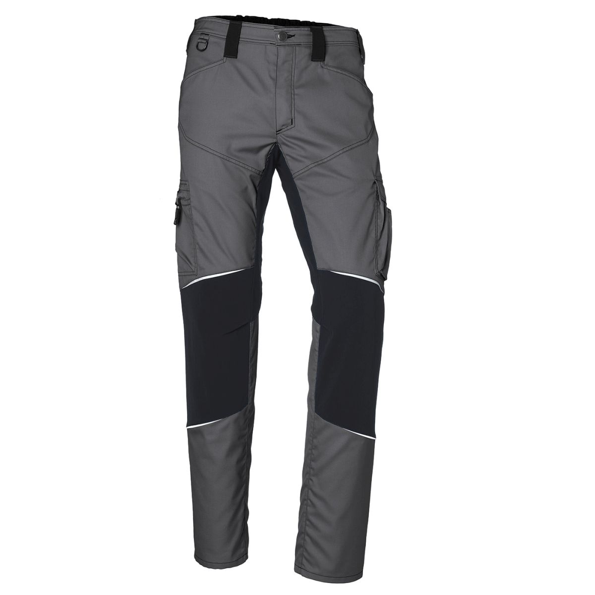 KÜBLER ACTIVIQ Stretchhose in Anthrazit / Schwarz, Größe 31
