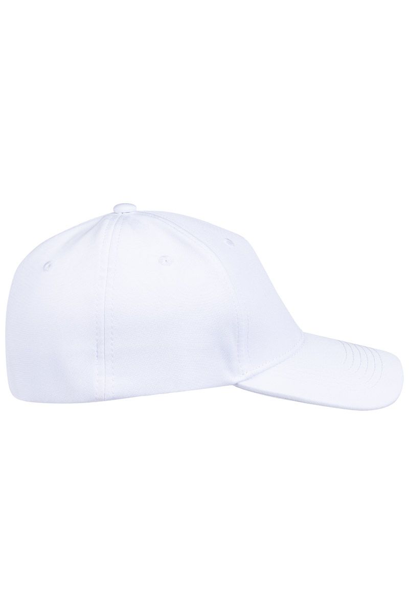 5-Panel Stretch Cap Größe S/M in Weiß von Karlowsky