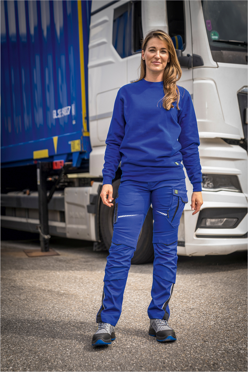 Damen-Bundhose Flex Line Kornblau/Schwarz FLXDH, Gr. 52 von Leibwächter