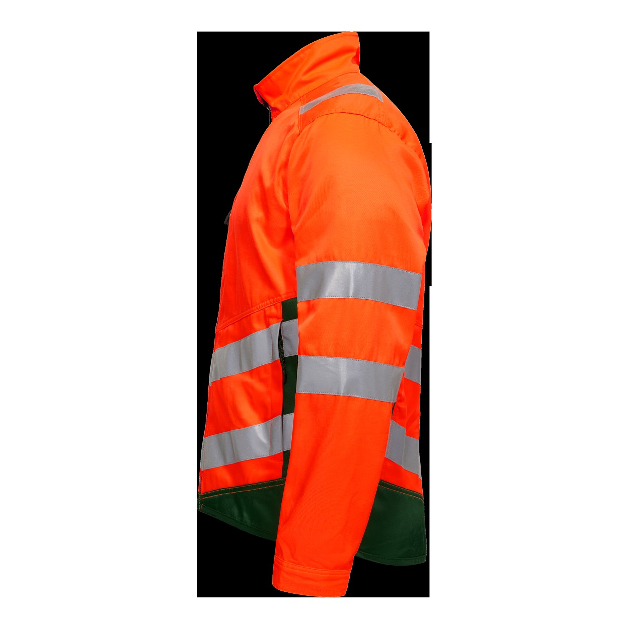 ENGEL Safety Light Arbeitsjacke in Orange/Grün, Größe XS