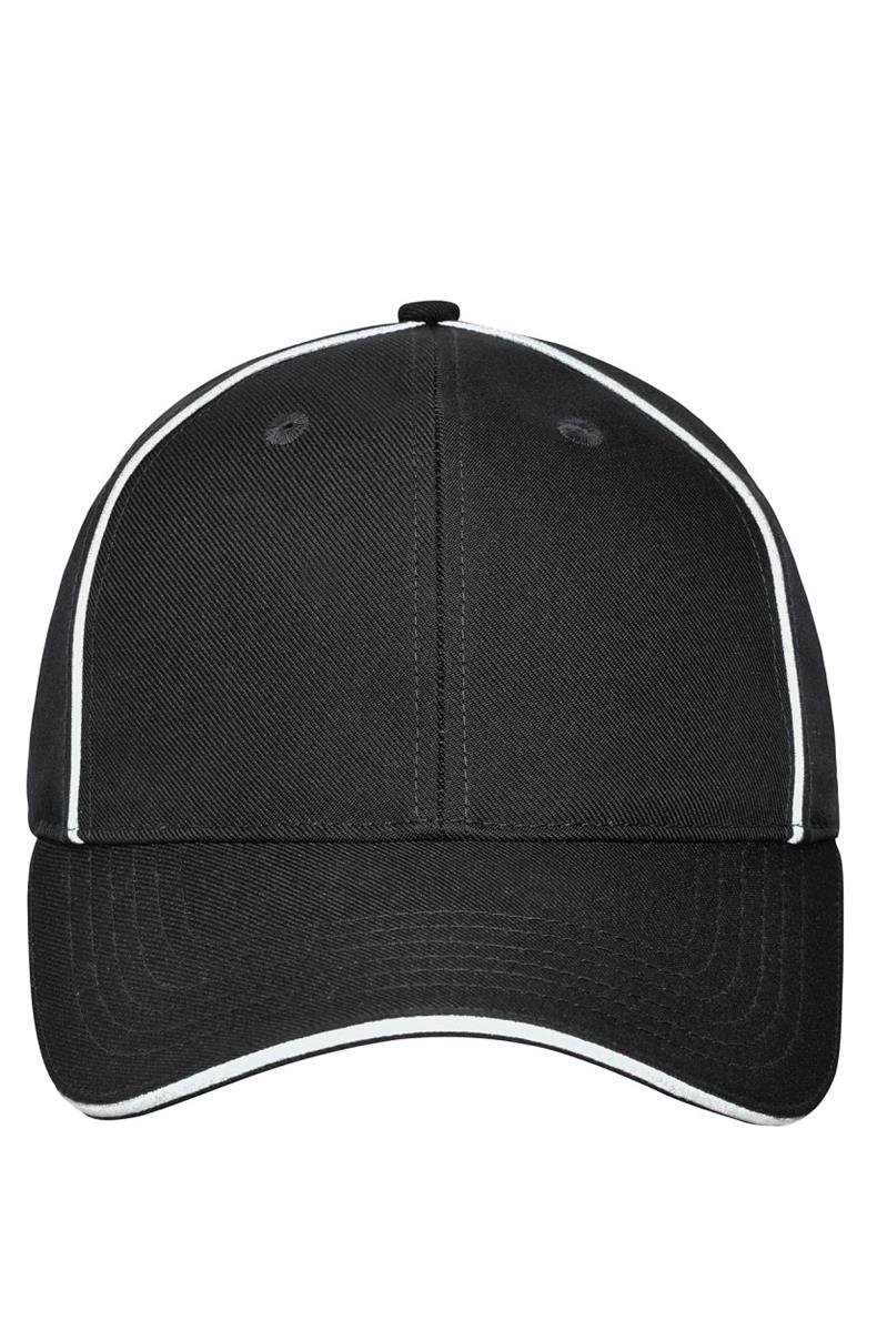 6 Panel Workwear Cap - SOLID "MB6234" in Black, Größe One Size - Daiber