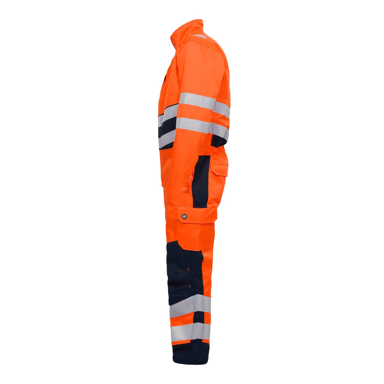 ENGEL Safety+ Overall in Orange/Blue ink, Größe XS