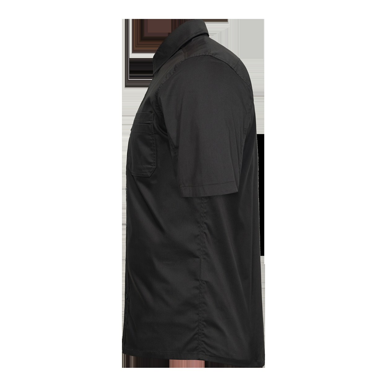 ENGEL Extend kurzärmliges Hemd mit Stretch in Anthrazit Grau, Größe XS