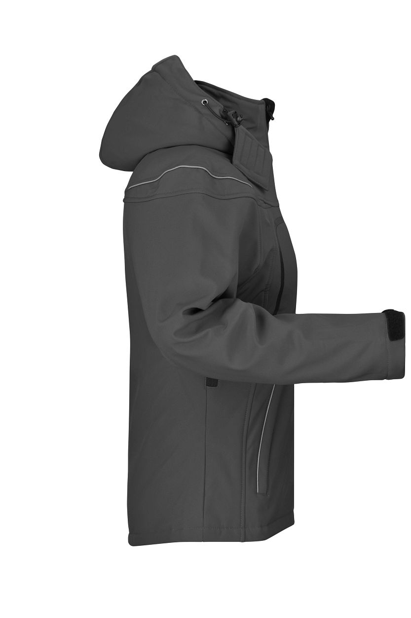 Ladies' Winter Softshell Jacket "JN1001" in Black, Größe 2XL - Daiber
