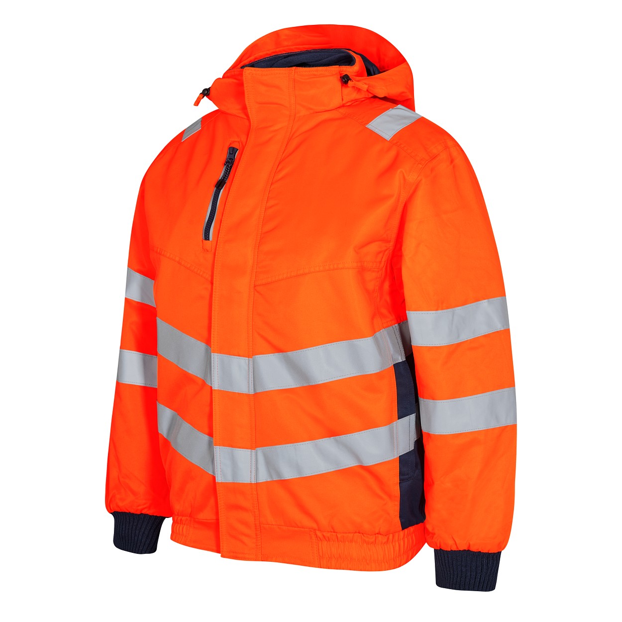 ENGEL Safety Pilotjacke in Orange/Blue ink, Größe 2XL