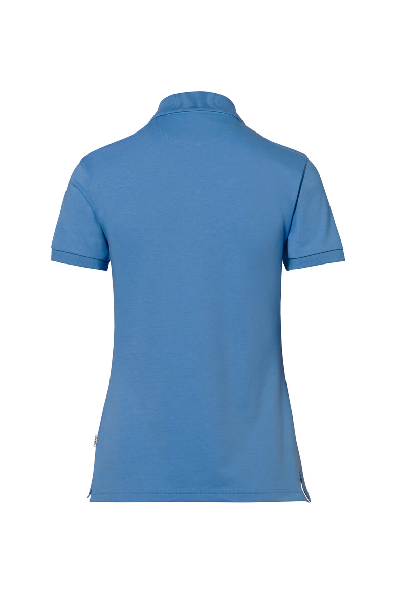 HAKRO 214 COTTON TEC® Damen Poloshirt in Malibublau, Größe 3XL