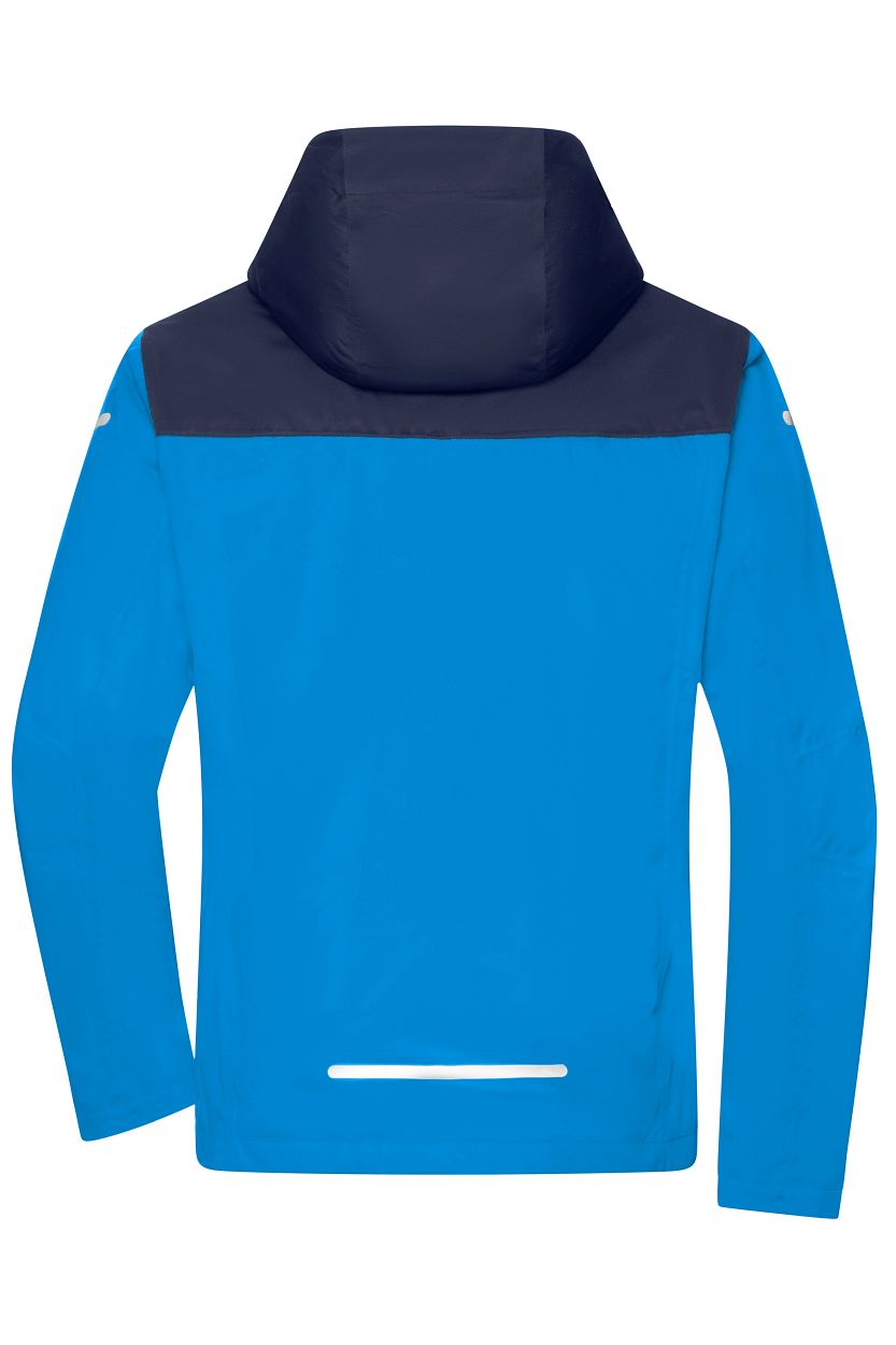 Men's Allweather Jacket GRS "JN1180" in Bright-Blue/Navy/Bright-Blue, Größe 3XL - Daiber