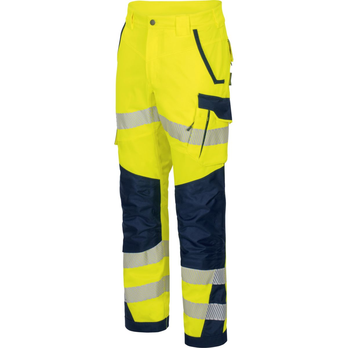 Bundhose Flex-HiVis leuchtgelb-marine von Vizwell Bundhose Flex-HiVis leuchtgelb-marine von Vizwell