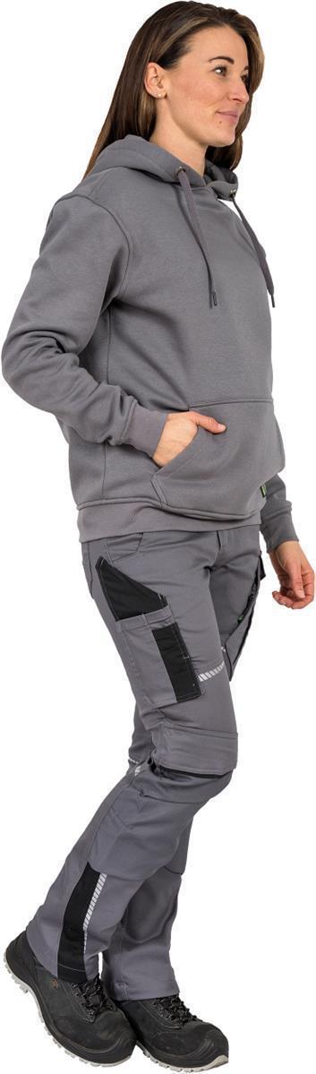 Damen-Bundhose Flex Line Grau/Schwarz FLXDH, Gr. 52 von Leibwächter