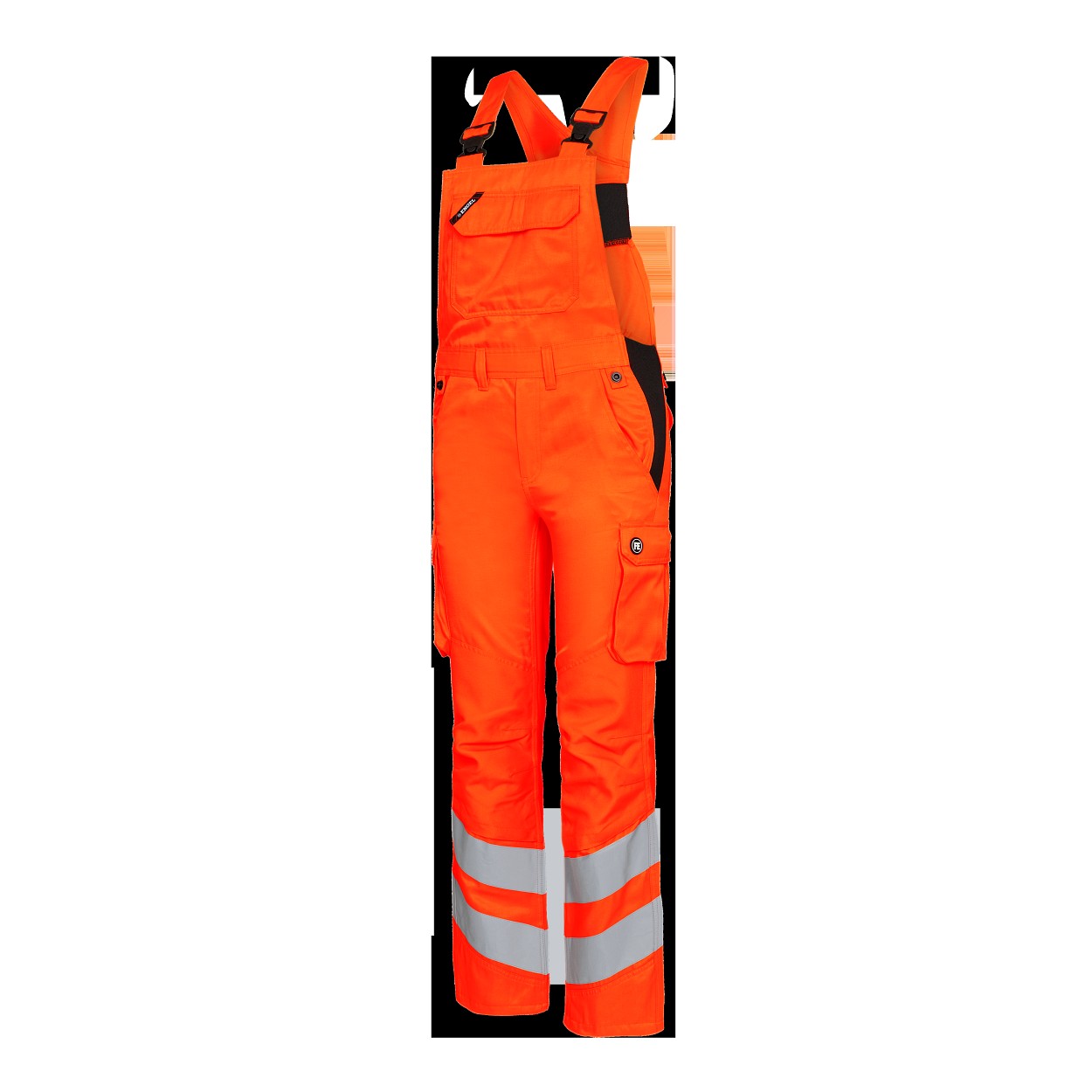 ENGEL Safety Light Damen Latzhose in Hi-vis Orange, Größe 48