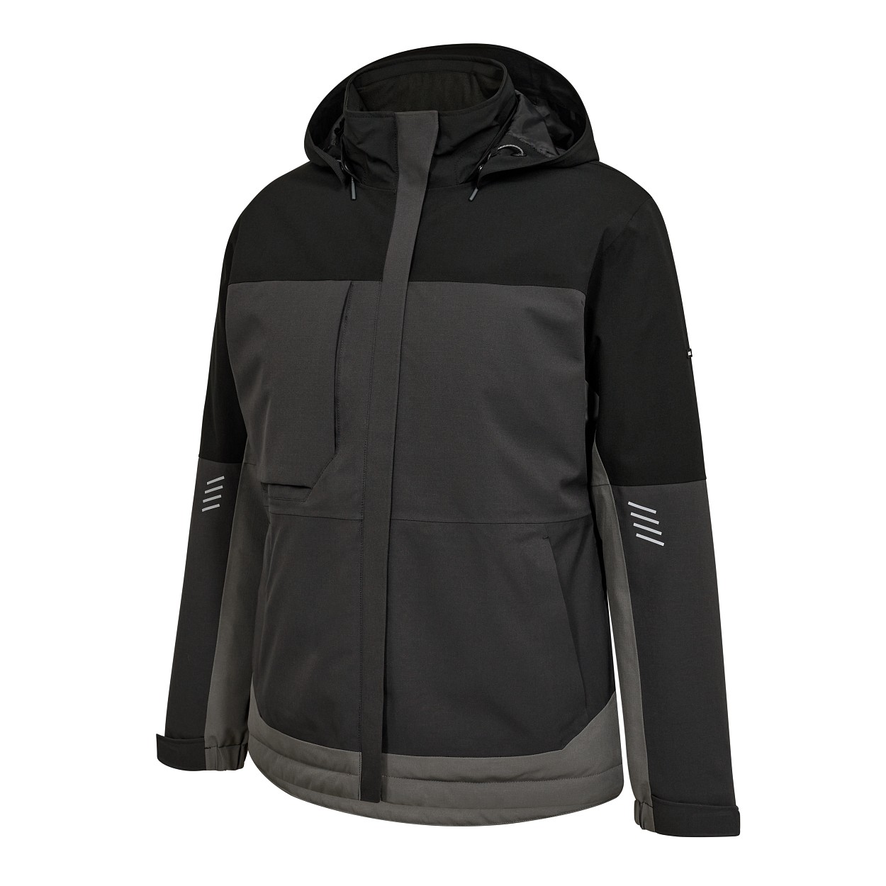 ENGEL Entire Damen Winterjacke in Anthrazitgrau/Schwarz, Größe XS