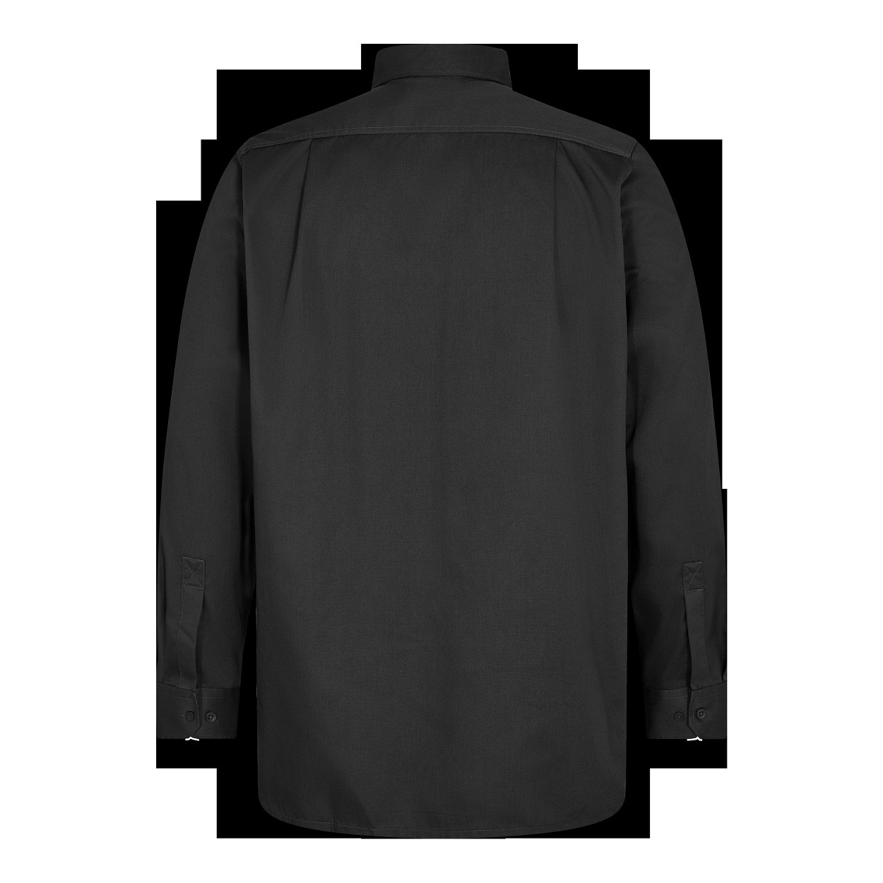 ENGEL Extend Herrenhemd in Anthrazit Grau, Größe 43/44