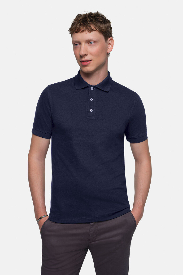 HAKRO 822 Poloshirt Stretch in Tinte, Größe L HAKRO 822 Poloshirt Stretch in Tinte, Größe L