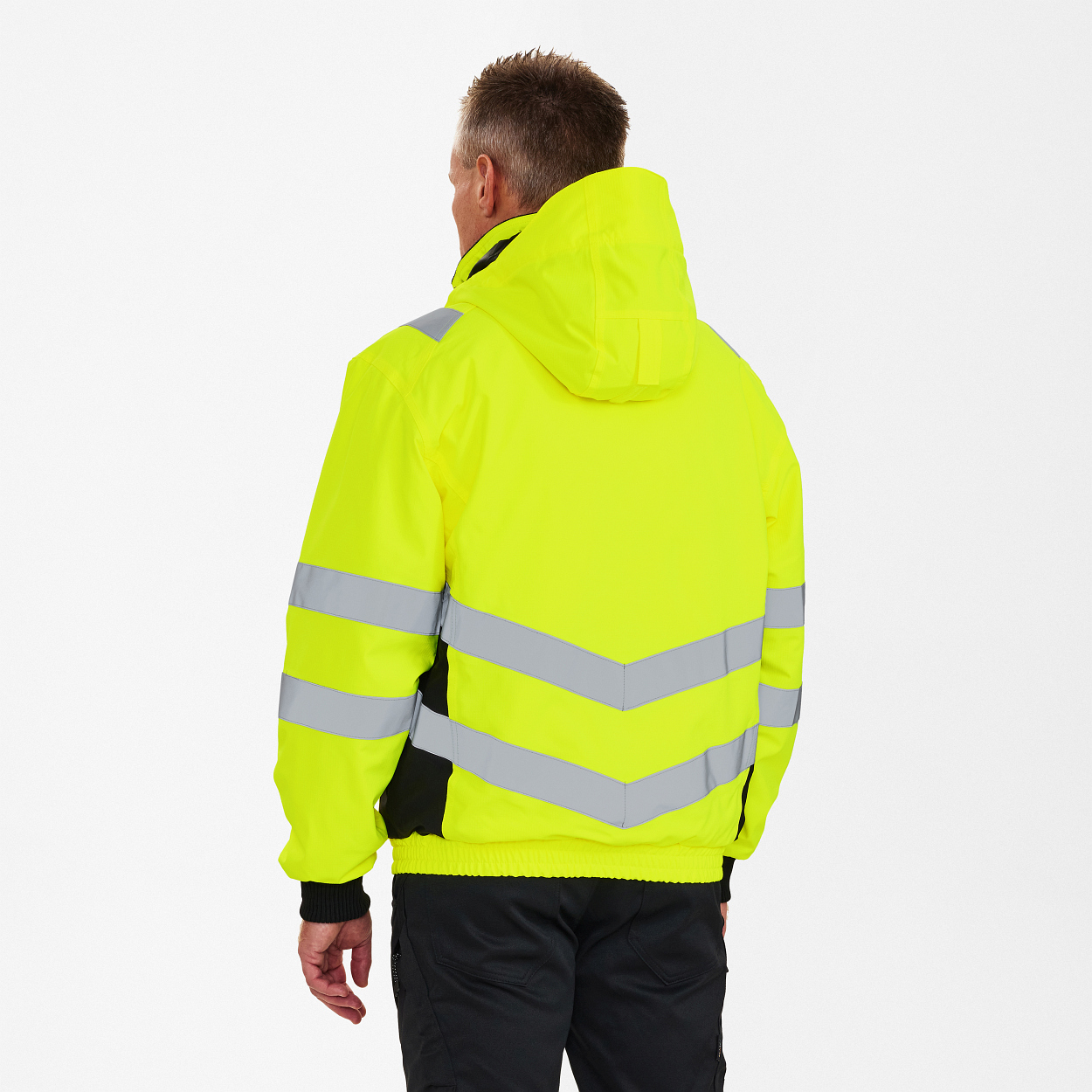 ENGEL Safety Pilotjacke in Gelb/Schwarz, Größe XS