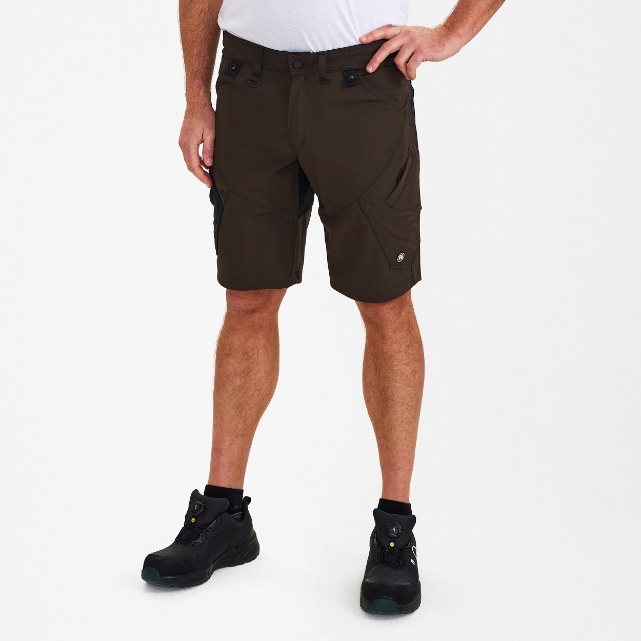 ENGEL X-treme Handwerkershorts mit 4-Wege-Stretch in Mokkabraun, Größe 54