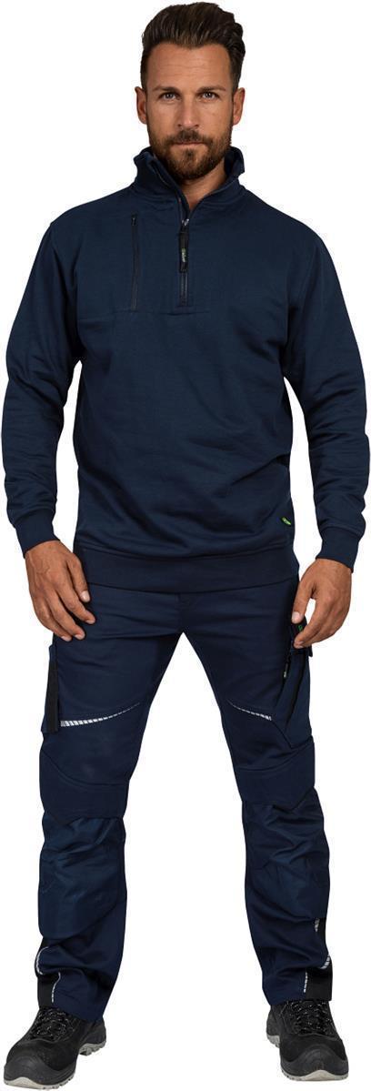 Zip-Sweater "Paul" Flex Line Marine FLEXR, Gr. 2XL von Leibwächter