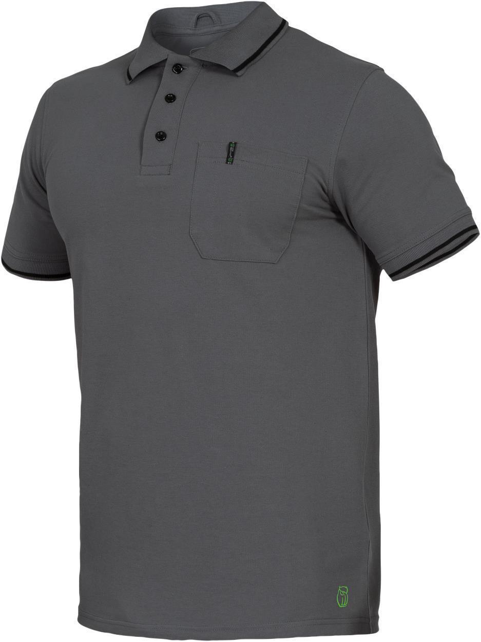 Polo-Shirt "Jens" Flex Line Grau FLEXU, Gr. 2XL von Leibwächter
