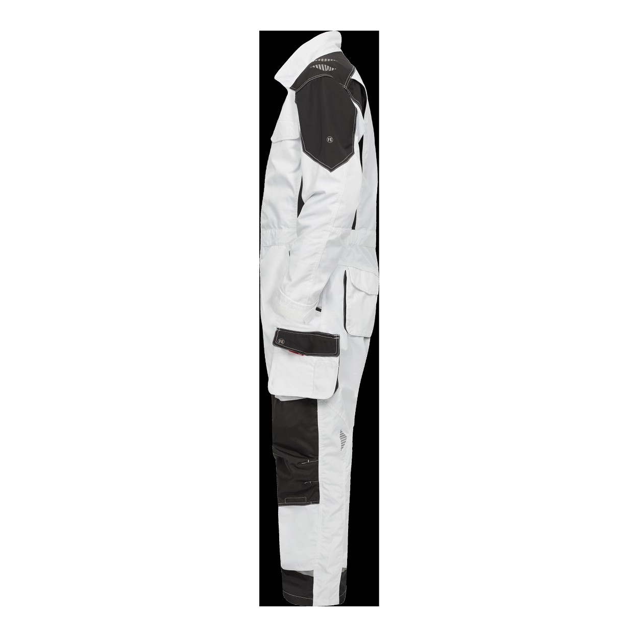 ENGEL Galaxy Overall in Weiss/Anthrazit Grau, Größe XS