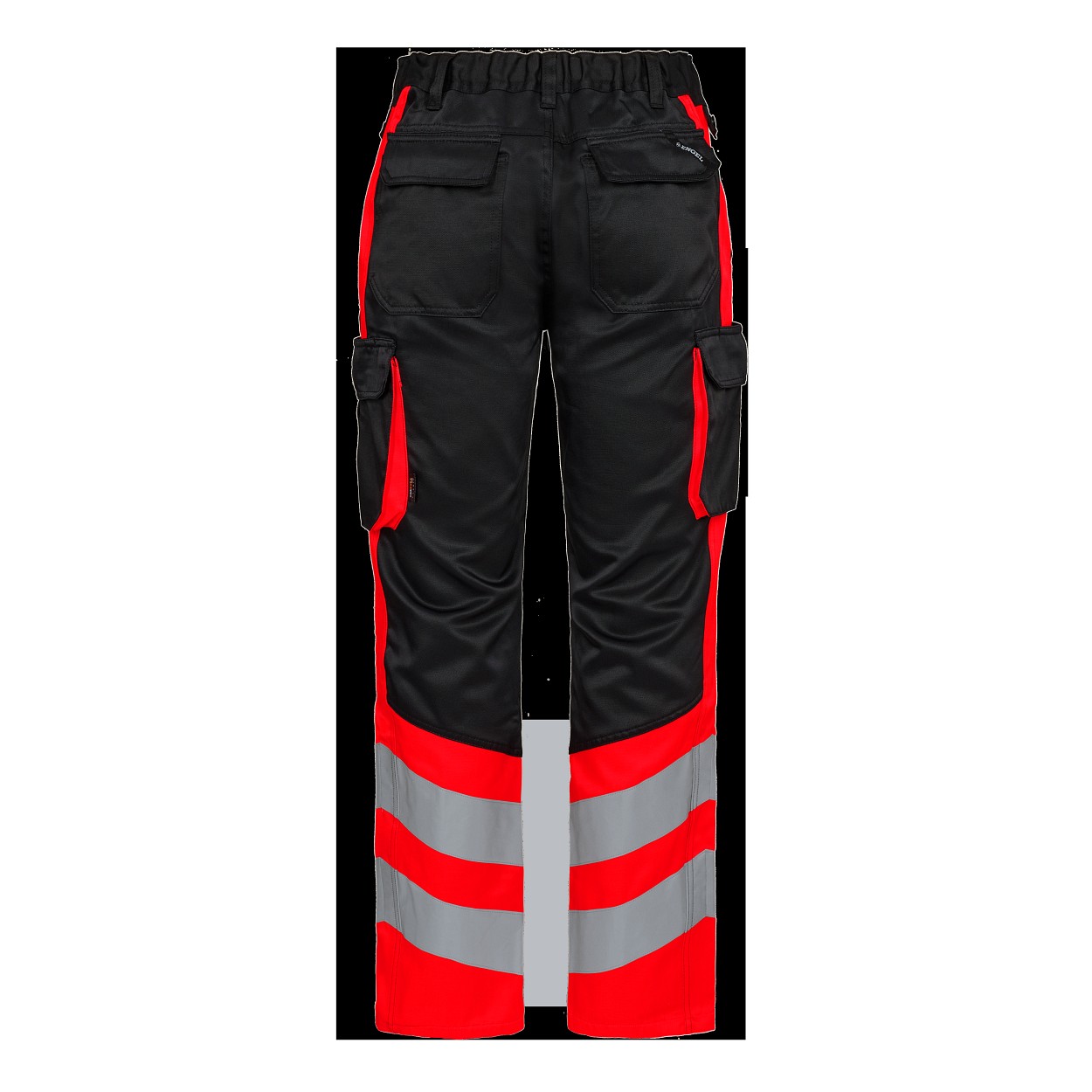 ENGEL Safety Light Arbeitshose in Schwarz/Rot, Größe 106
