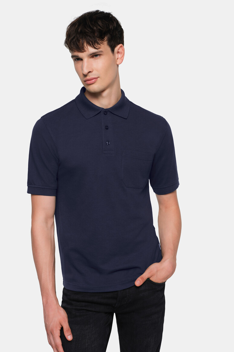 HAKRO 812 Pocket-Poloshirt MIKRALINAR® in Tinte, Größe 2XL HAKRO 812 Pocket-Poloshirt MIKRALINAR® in Tinte, Größe 2XL
