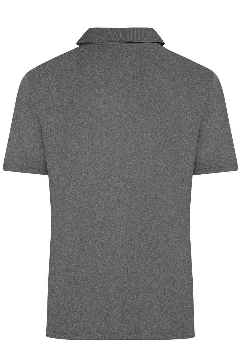 Men's Active Polo "JN720" in Dark-Melange, Größe 3XL - Daiber
