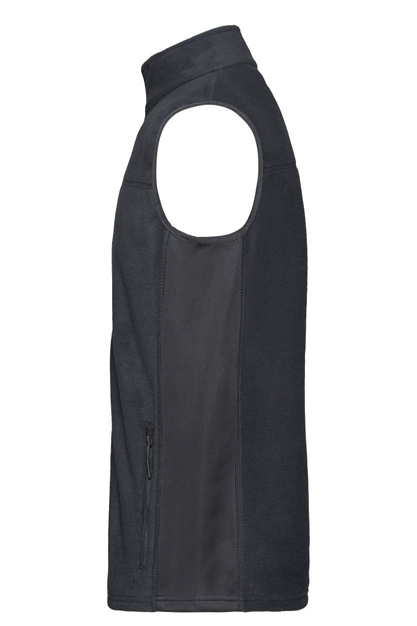 Workwear Fleece Vest - STRONG - "JN856" in Carbon/Black, Größe 6XL - Daiber