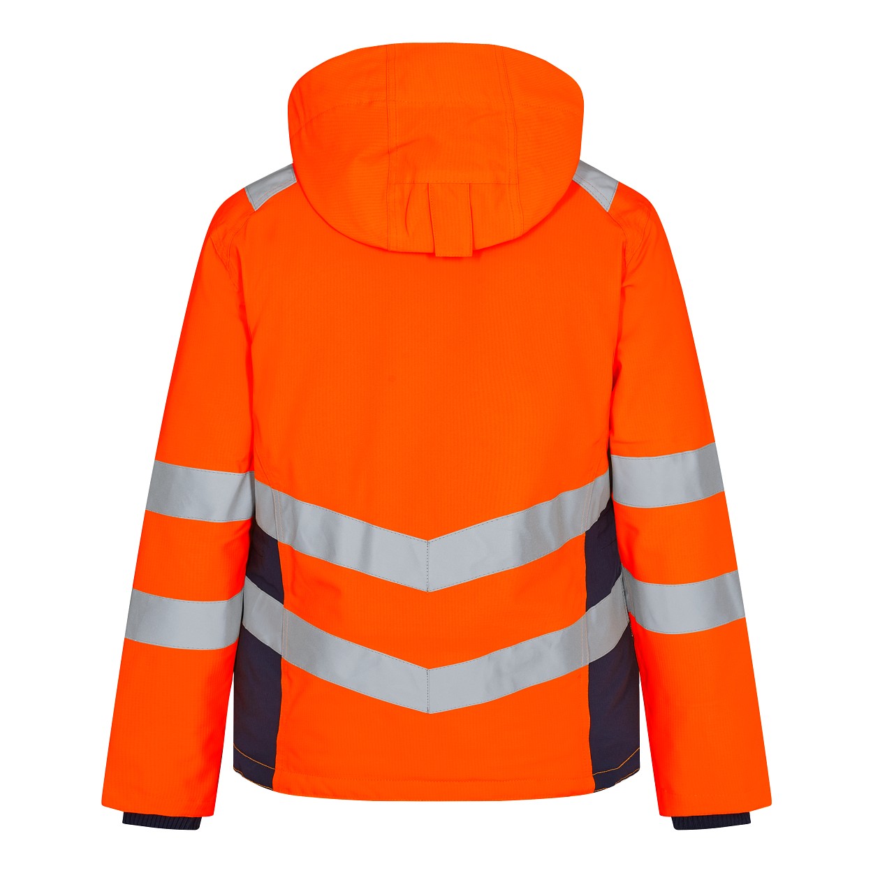 ENGEL Safety Damen Winterjacke in Orange/Blue ink, Größe XS