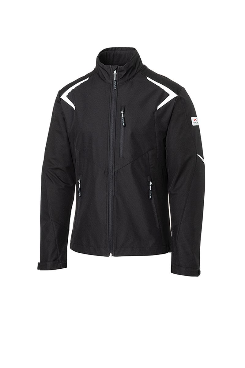 KÜBLER BODYFORCE Softshell Jacke KÜBLER BODYFORCE Softshell Jacke in Schwarz / Anthrazit, Größe 4XL