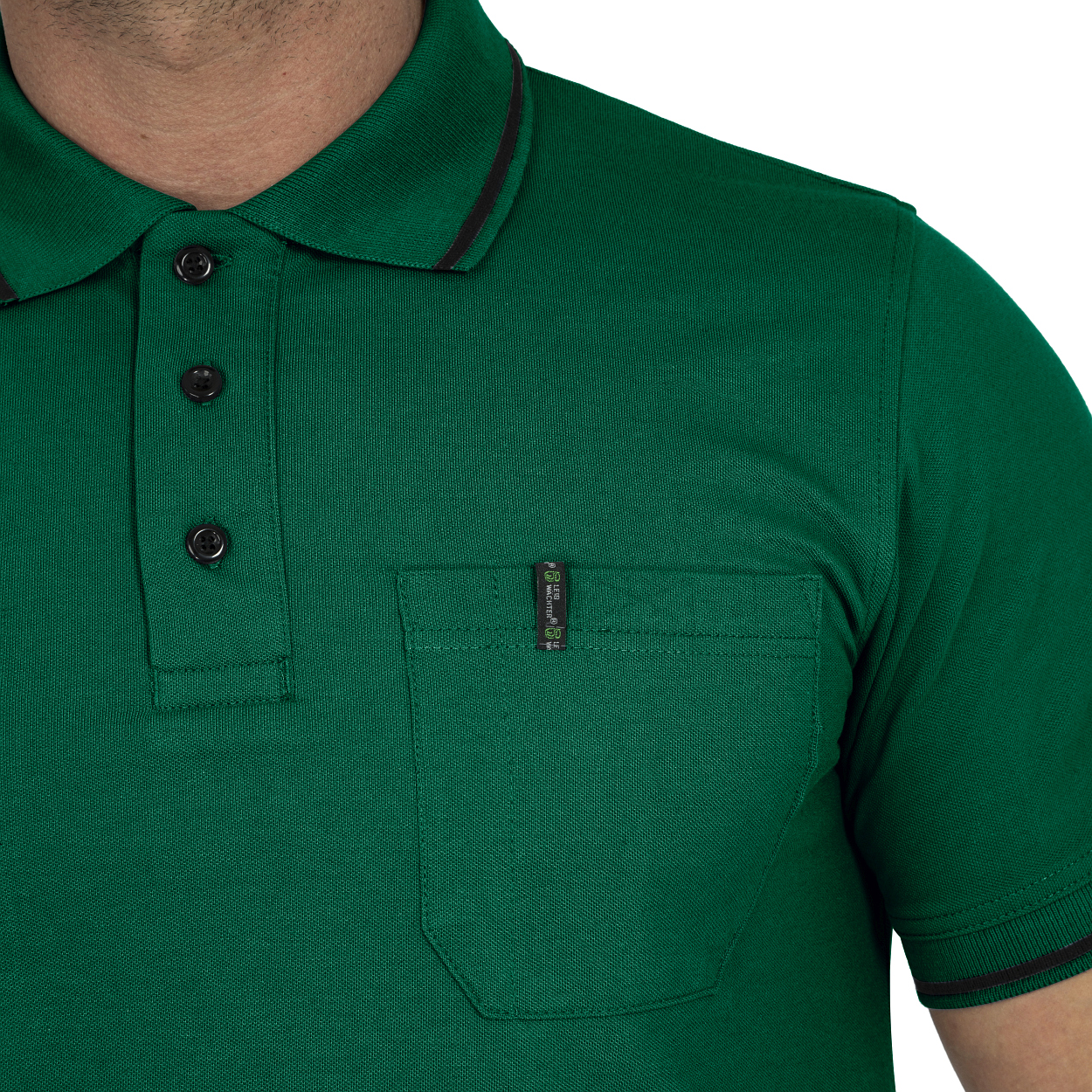 Polo-Shirt "Jens" Flex Line Grün FLEXU, Gr. 2XL von Leibwächter