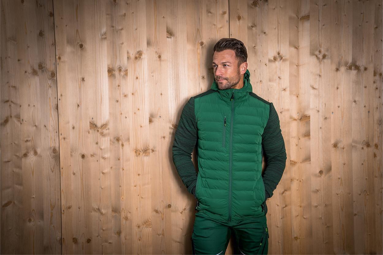 Herren Hybridjacke Casual Line Grün CAHYJ, Gr. 2XL von Leibwächter