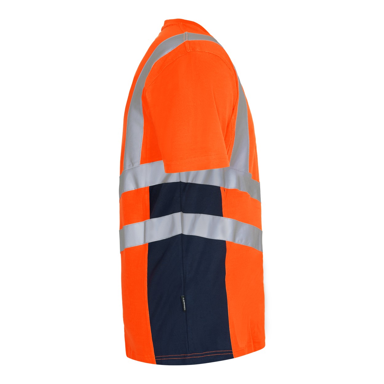ENGEL Safety T-Shirt in Orange/Blue ink, Größe XS