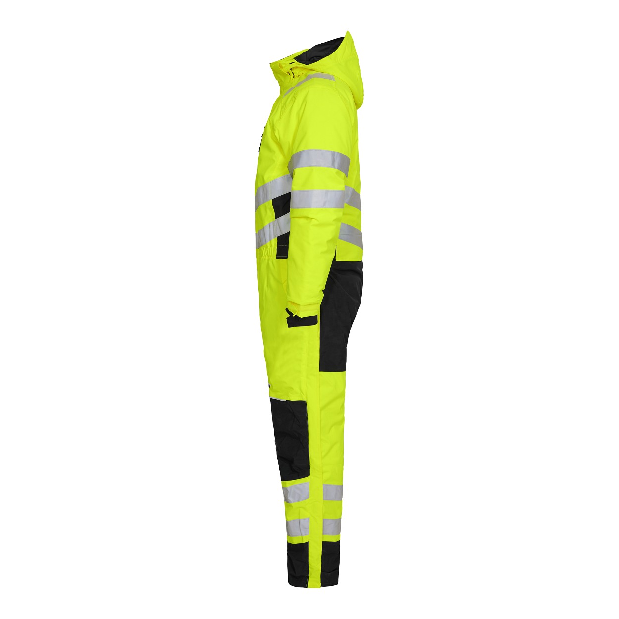 ENGEL Safety Winteroverall in Gelb/Schwarz, Größe 2XL