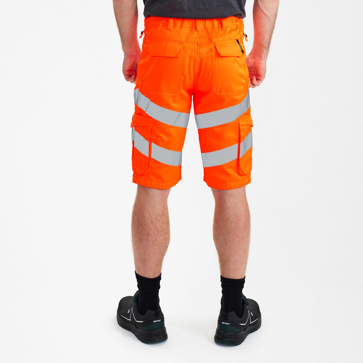 ENGEL Safety Light Arbeitsshorts in Hi-vis Orange, Größe 54