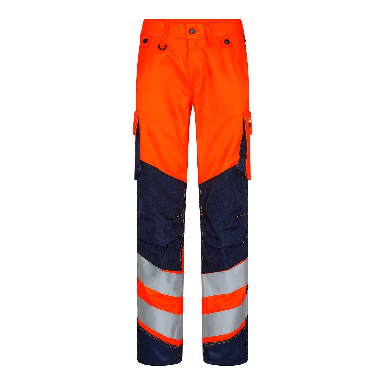 ENGEL Safety Light Damenhose in Orange/Blue ink, Größe 48