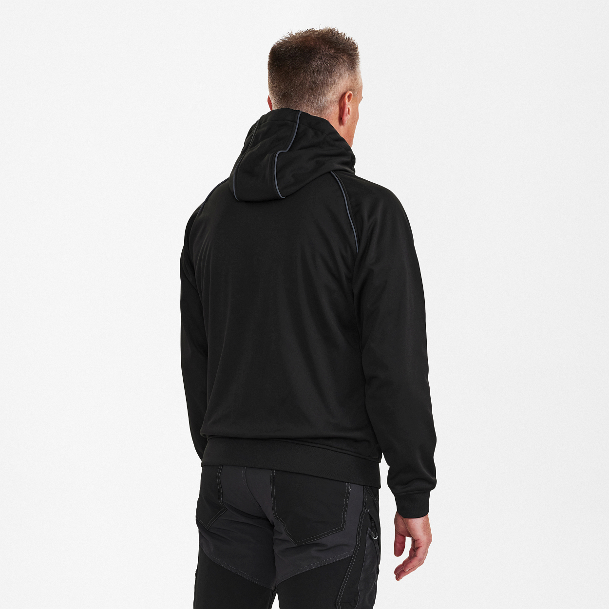 X-treme Softshelljacke mit Kapuze in Schwarz, Größe XS