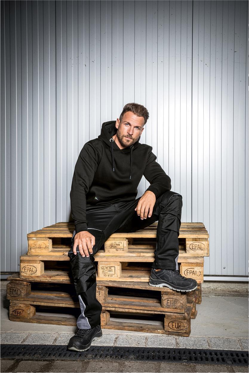 Bundhose Flex Line in Schwarz-Grau, Gr. 98 von Leibwächter