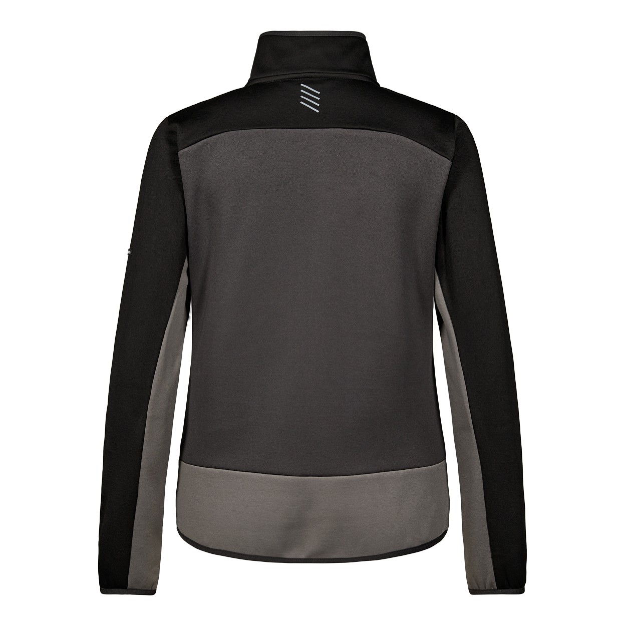 ENGEL Entire Damen Midlayer-Cardigan in Anthrazitgrau/Schwarz, Größe XS