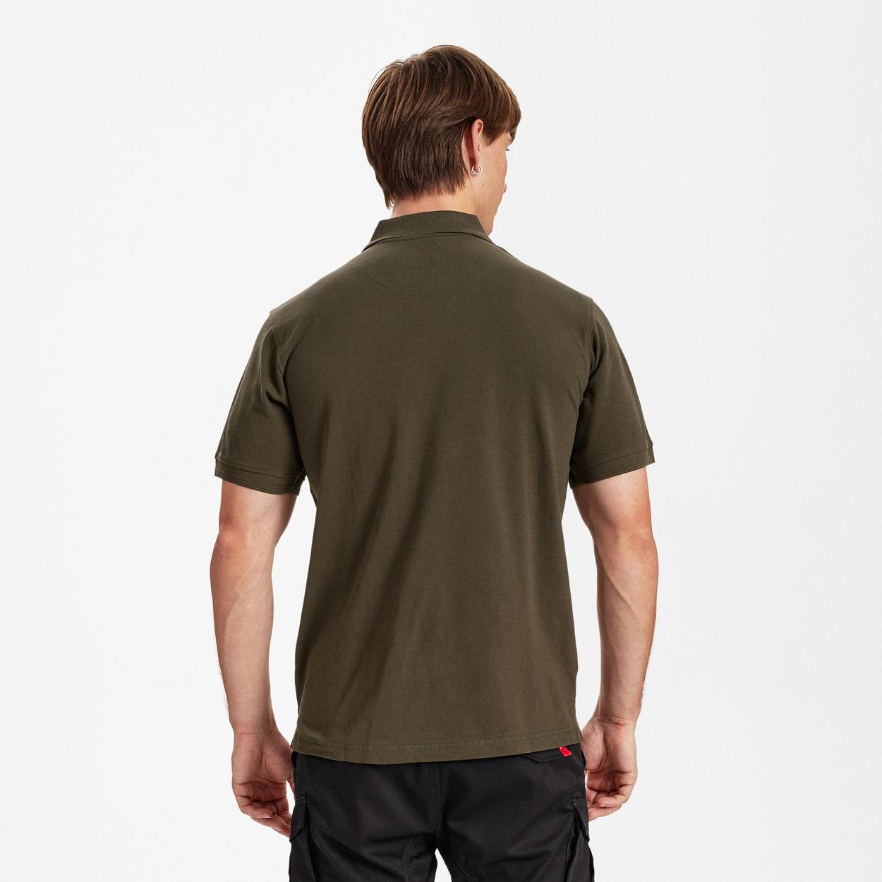 ENGEL Extend Poloshirt in Forest Green, Größe XS