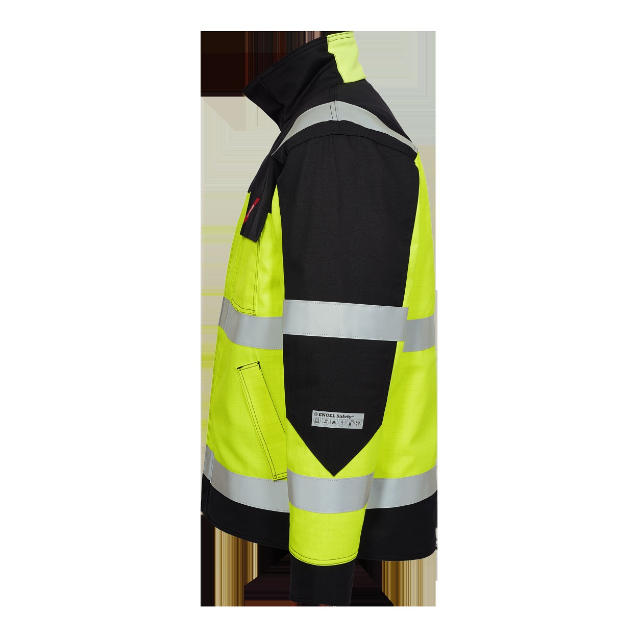 ENGEL Safety+ EN ISO 20471 Multinorm Winterjacke in Gelb/Schwarz, Größe XS