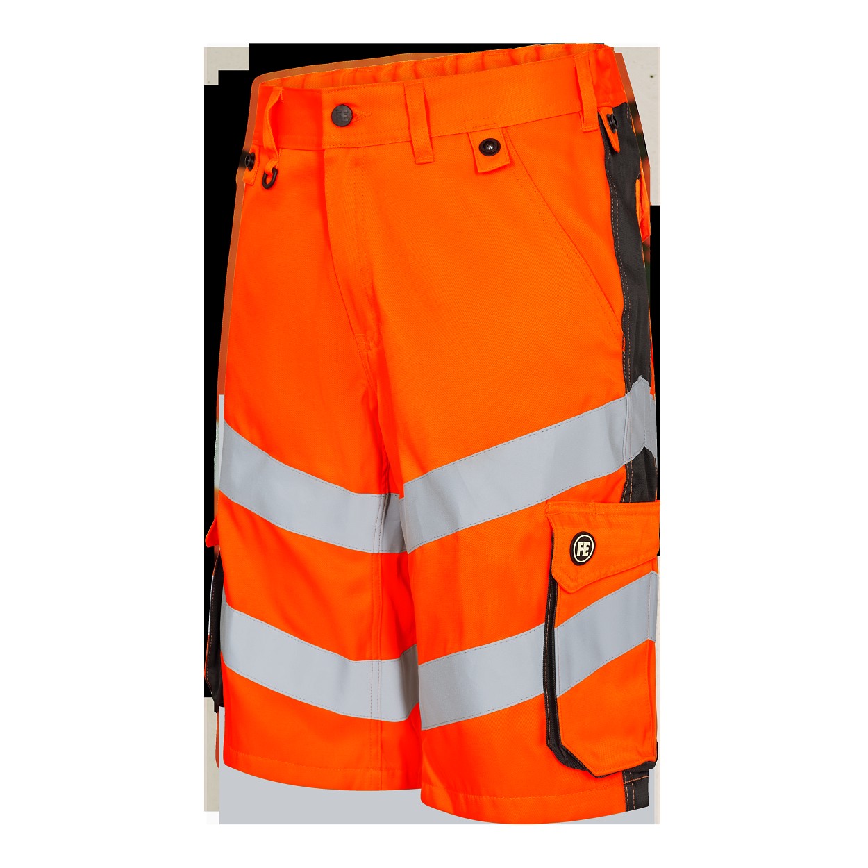 ENGEL Safety Light Arbeitsshorts in Orange/Anthrazit Grau, Größe 54