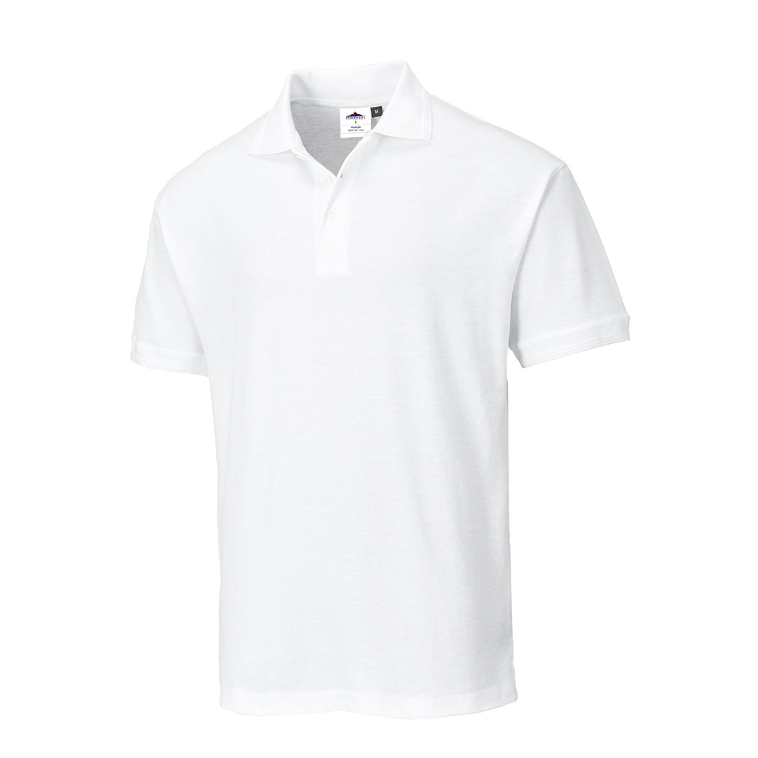 Herren naples polo-shirt B210 in Weiß, Größe 3XL von Portwest