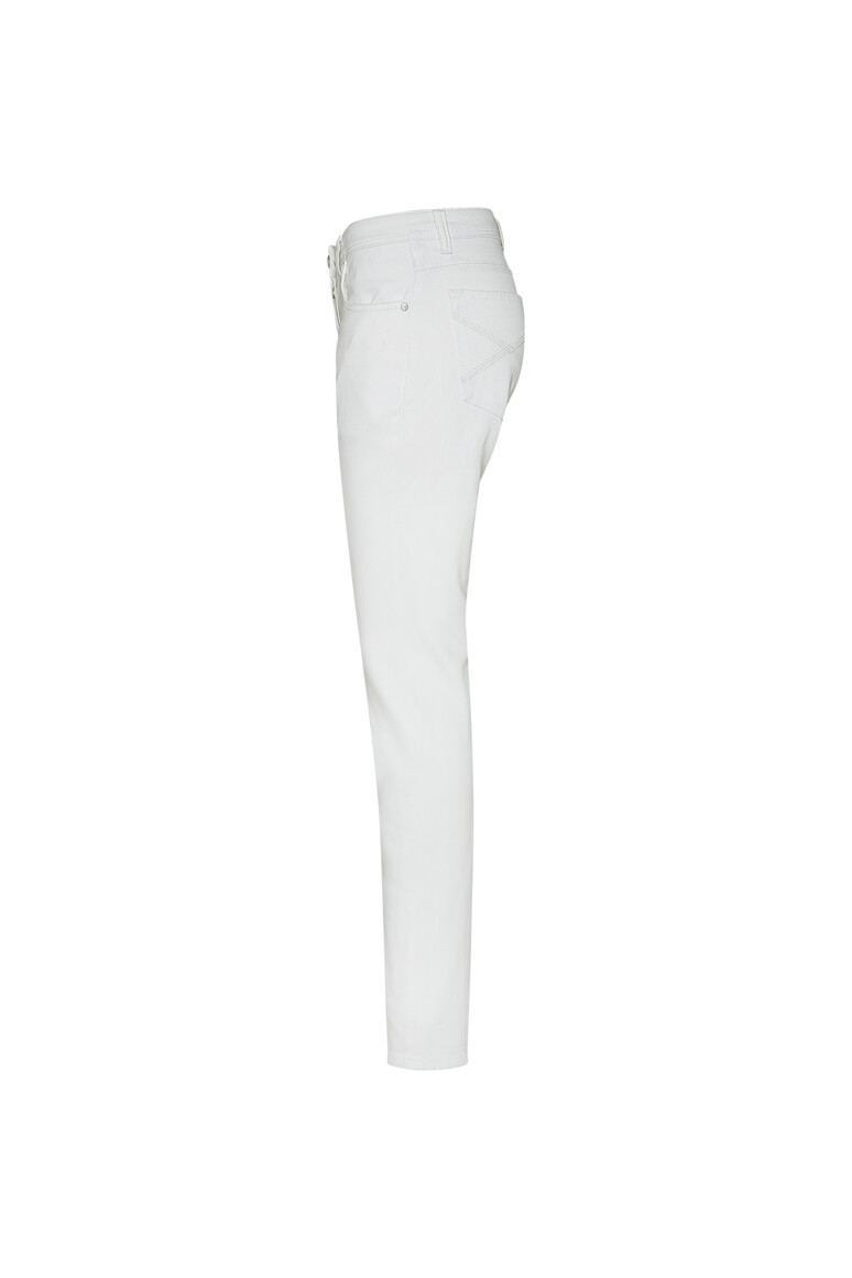 HAKRO 730 DAMEN 5-POCKET-JEANSHOSE X-STRETCH ECO in Weiß, Größe 3XL