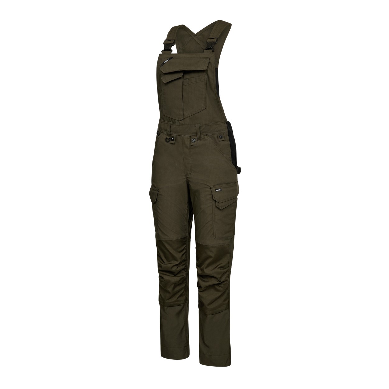 ENGEL Entire Damen Latzhose mit 2-Wege-Stretch in Forest Green, Größe 48