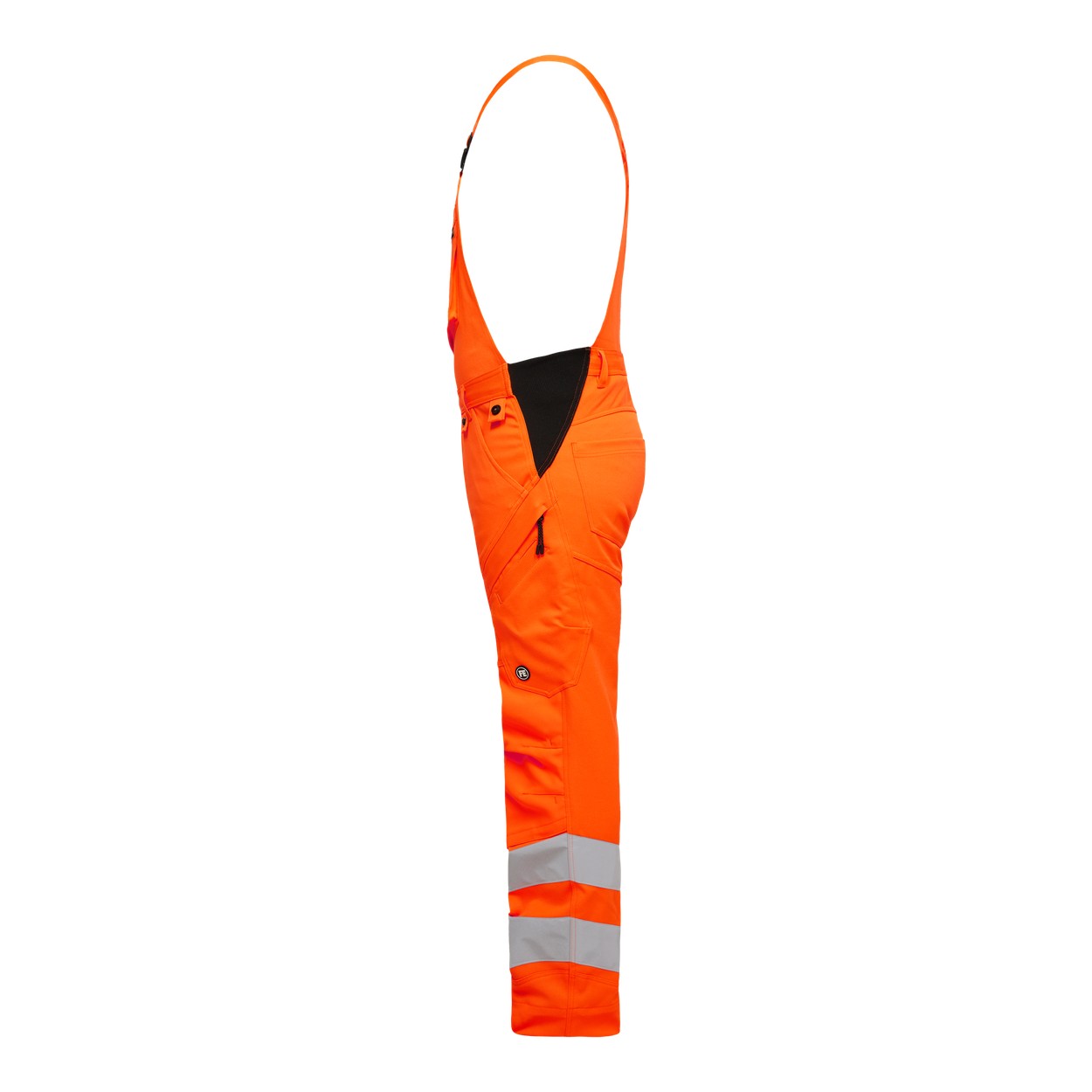 ENGEL Safety Latzhose mit 2-Wege-Stretch in Hi-vis Orange, Größe 26