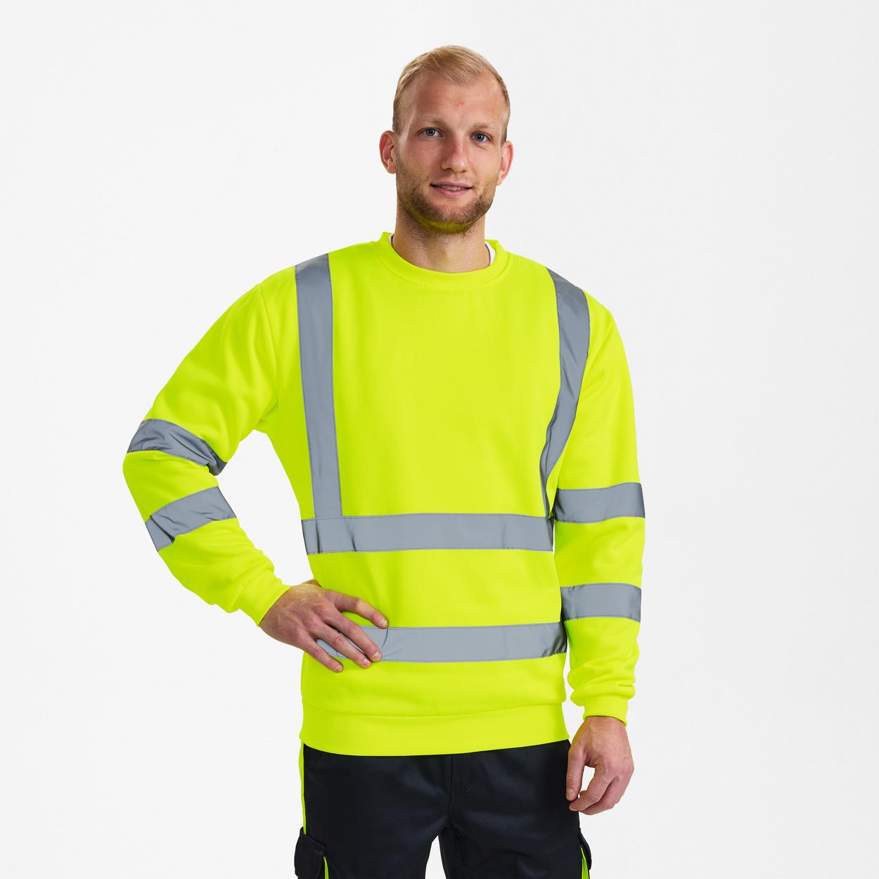 ENGEL Safety Sweatshirt in Gelb, Größe XS