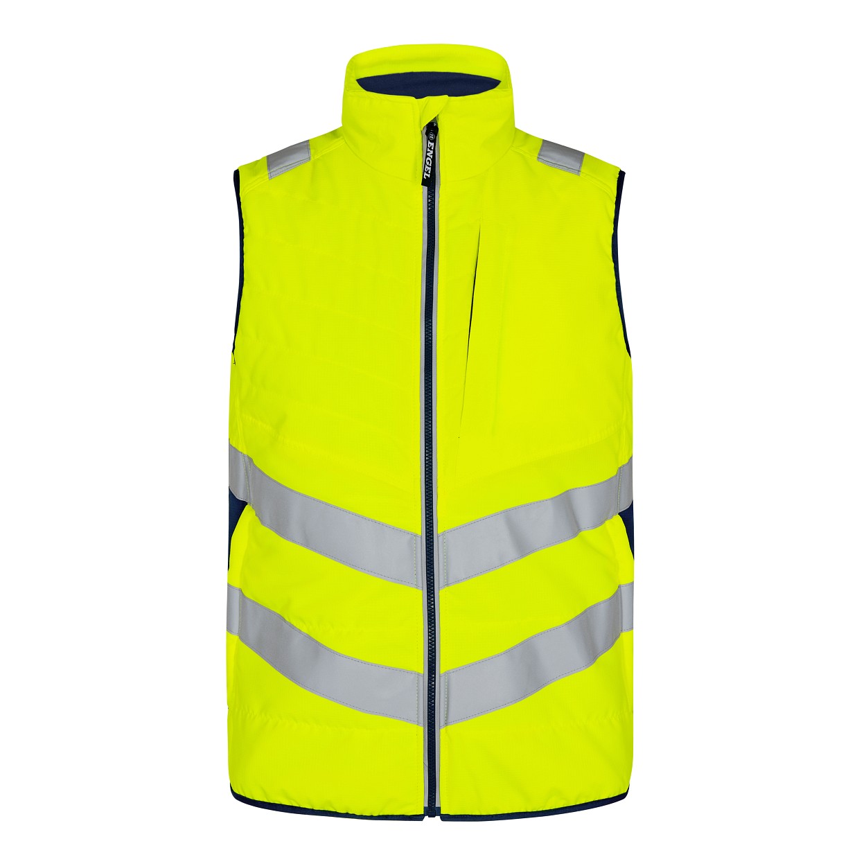 ENGEL Safety Stepp-Innenweste in Gelb/Blue Ink, Größe XS